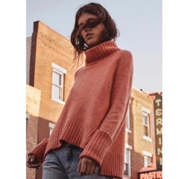 Moth Sweaters - Moth Anthropologie Fireside Turtleneck Sweater